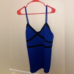 Blue and black cocktail dress size XL